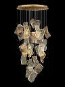 Glass chandelier