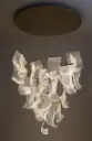 Glass chandelier