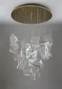 Sculptures glass chandelier