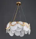 blush chandelier