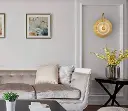 Disc wall lamp