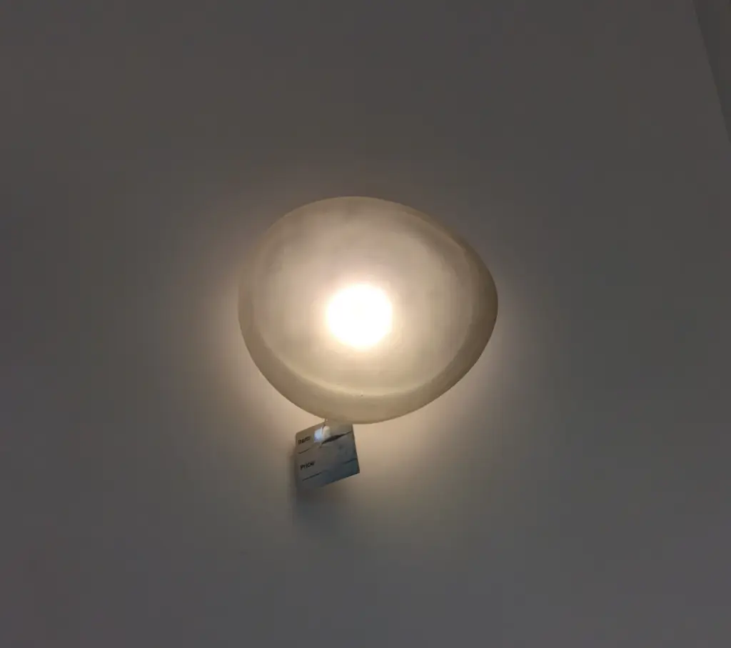 Stone Wall Lamp light zone