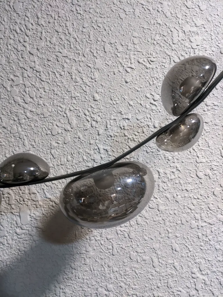 Dew drops chandelier light zone