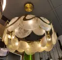 blush chandelier