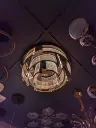 Velor chandelier surface mounted light zone