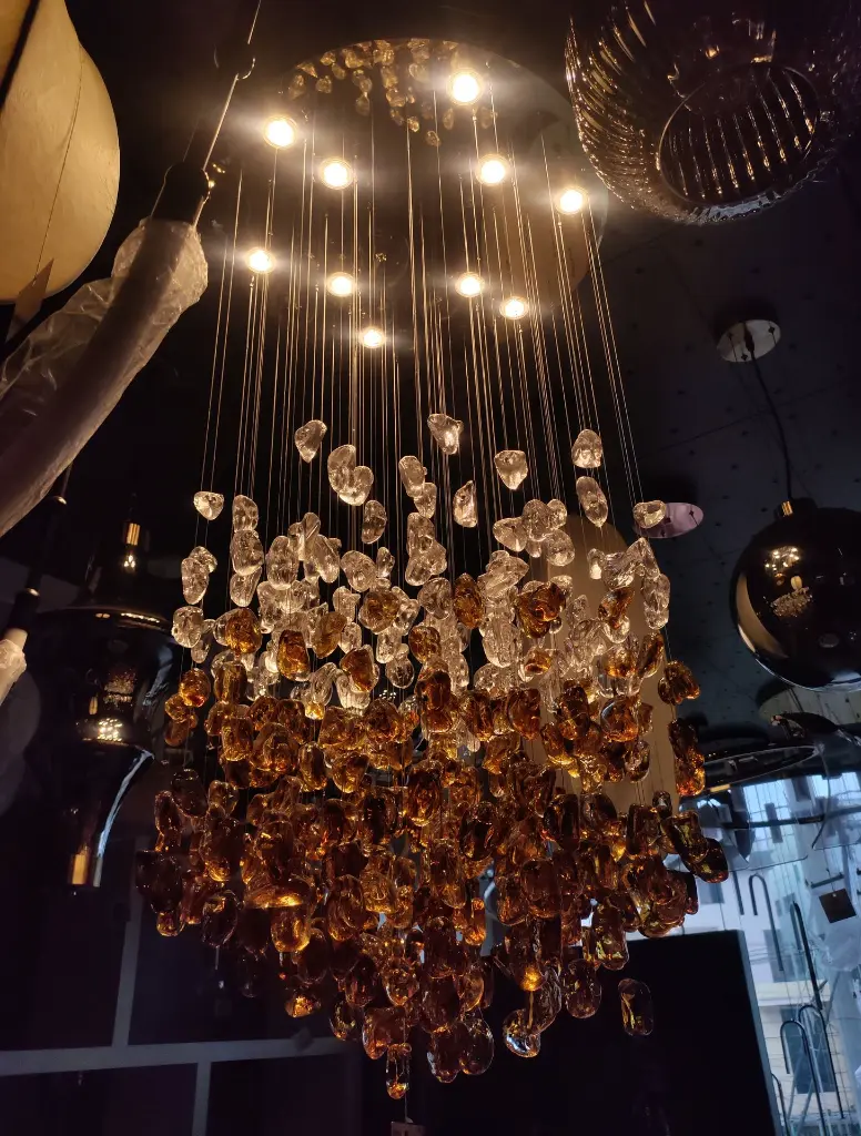 Fireglow chandelier