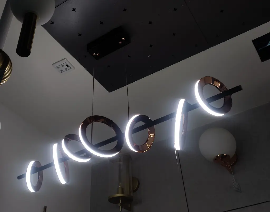 Frozle chandelier light zone