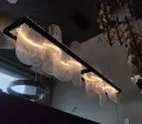 vitre linear chandelier light zone
