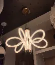 luna twist chandelier light zone