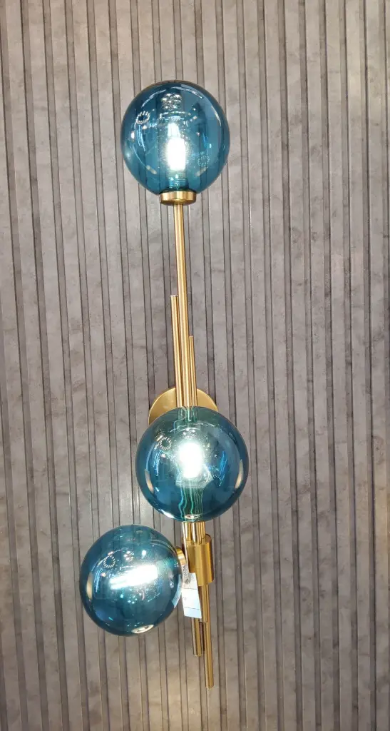 Glass Globe Sconce light zone