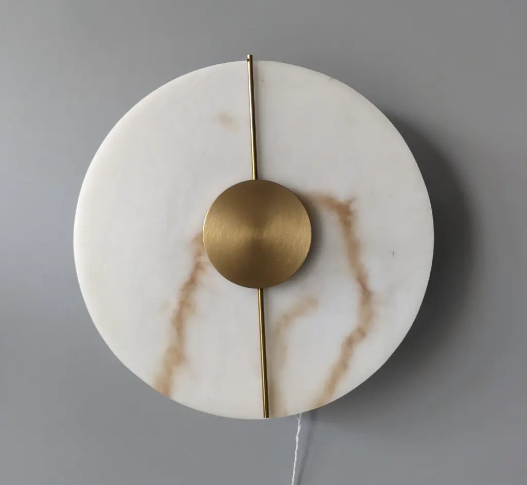 Warm Marble Sconce light zone