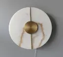 Warm Marble Sconce light zone