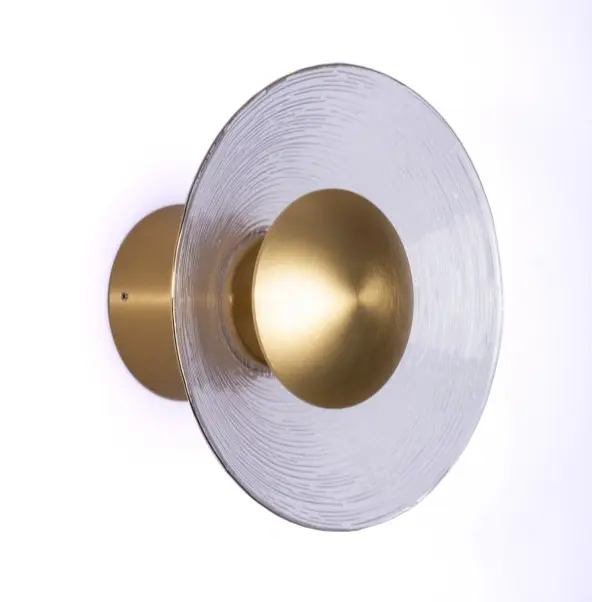 Oel glass sconce light zone