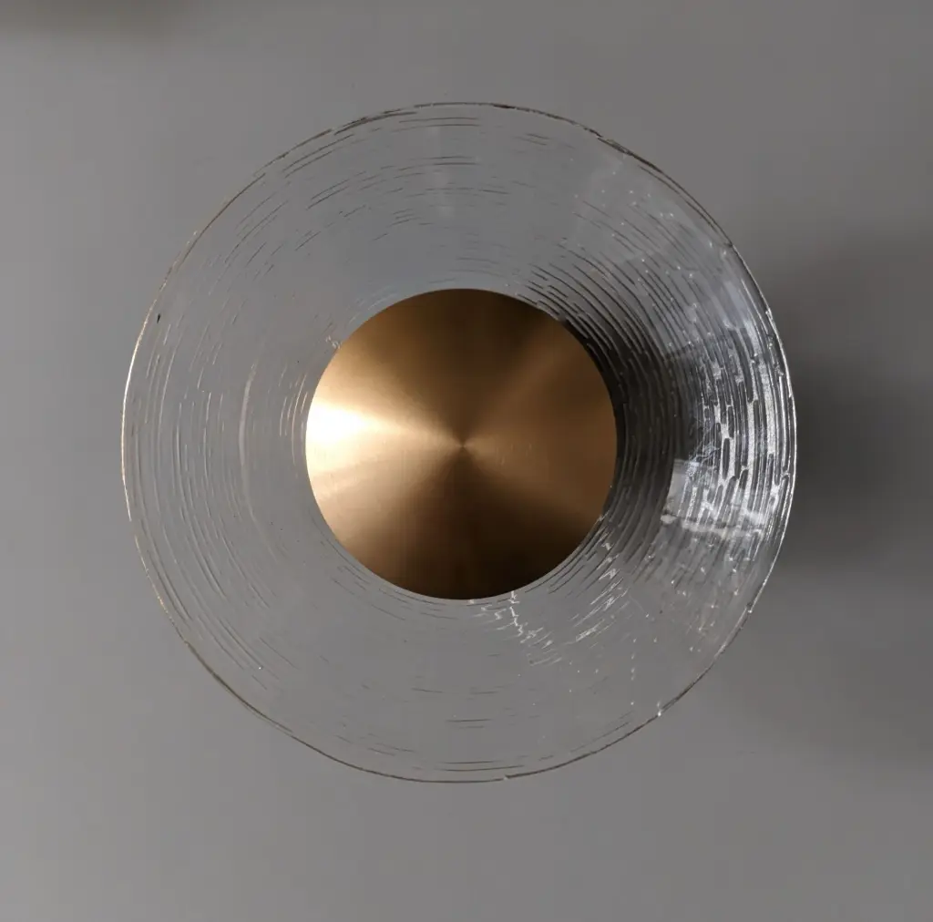 Oel glass sconce light zone