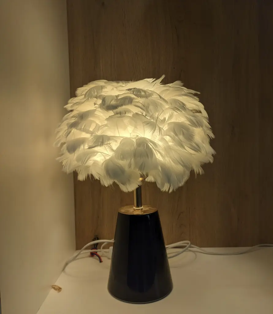 Furry Table Lamp light zone