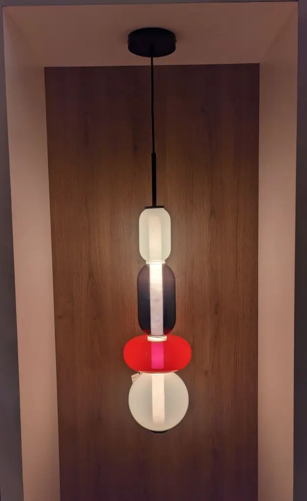Stacked Glass Pendant light zone