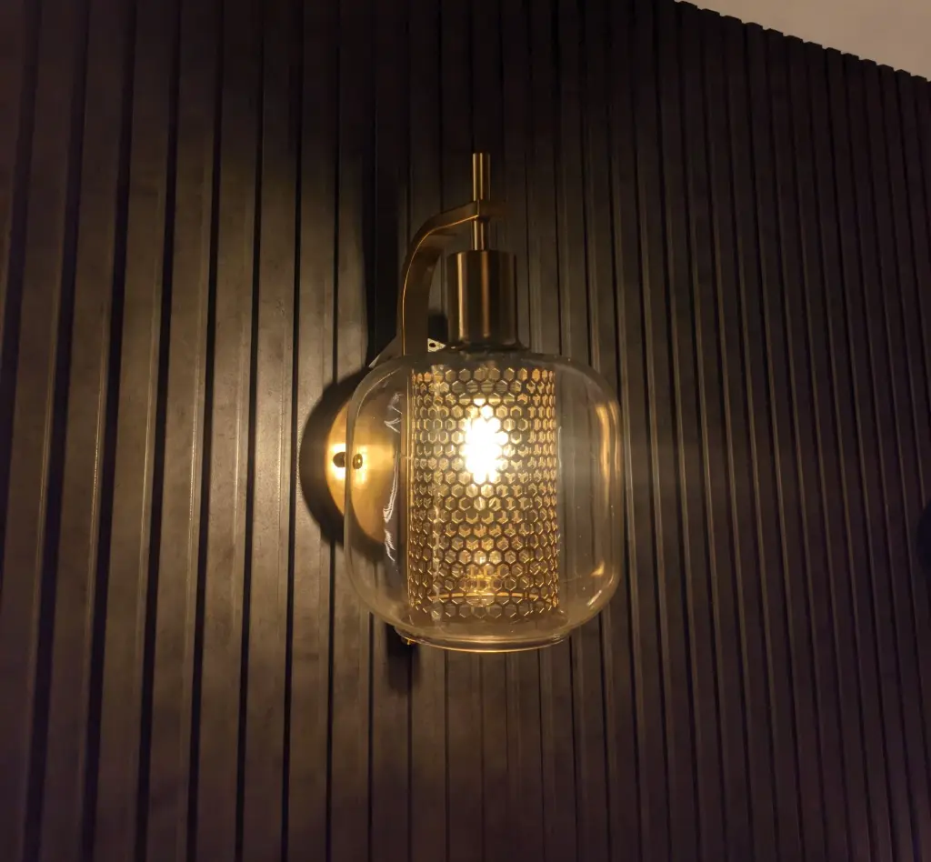 Toned Wall Sconce light zone