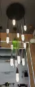 Clarion double height chandelier light zone