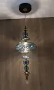 Amber pearl pendant light zone