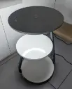 Frostle Floor Table with Wireless Charging Light Zone
