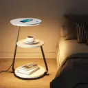 Frostle Floor Table with Wireless Charging Light Zone