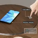 Frostle Floor Table with Wireless Charging Light Zone