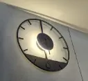 Clock Wall Light light zone