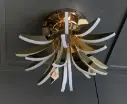 Pine surface mounted chandelier gold-light-zone