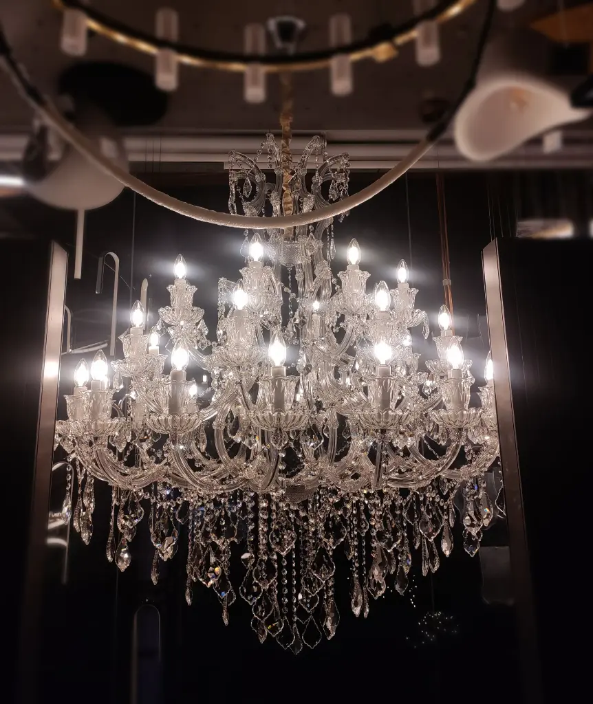 Crystal luxe chandelier lz