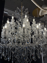 Crystal Luxe Iris 32 Double Height Chandelier Light Zone