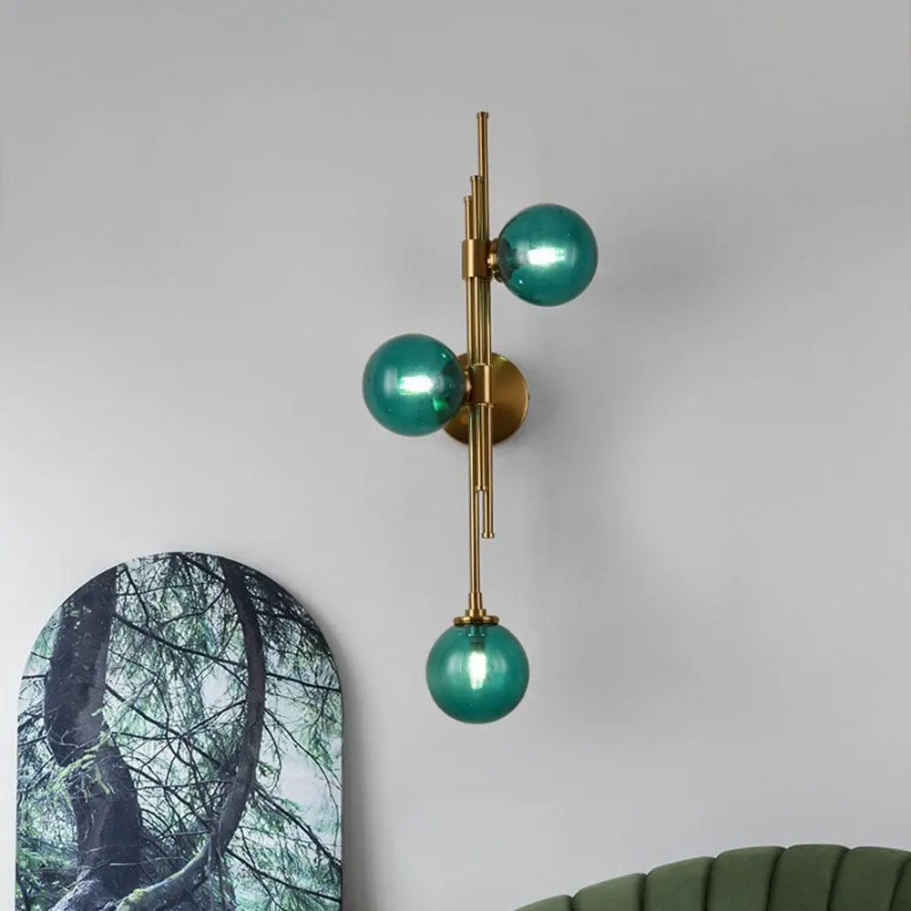 Glass Globe Sconce light zone