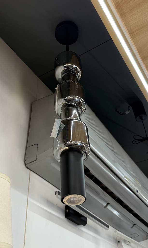 monochrome pendant light zone