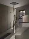 Modern Geometric Cascade Chandelier