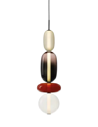 Stacked Glass Pendant 