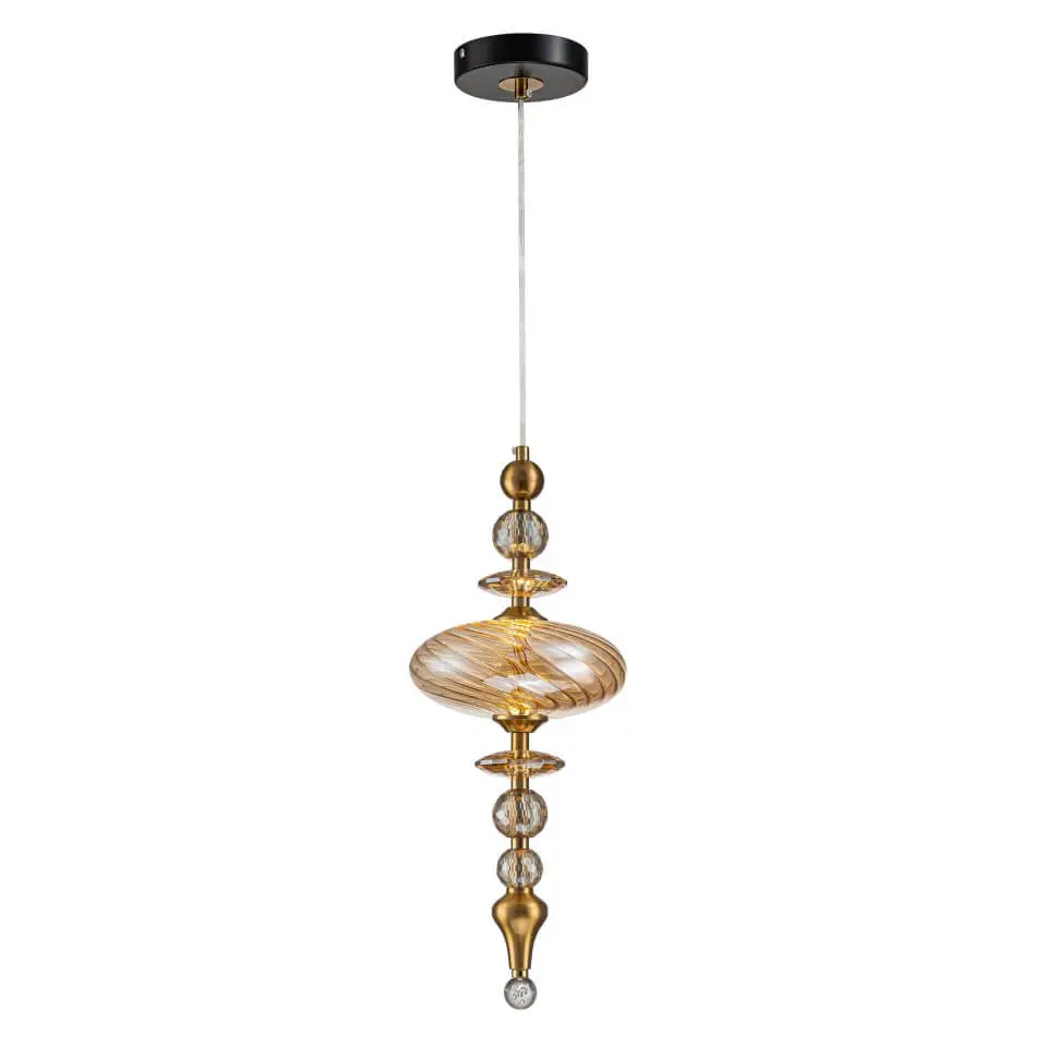 Amber Pearl Pendant Light