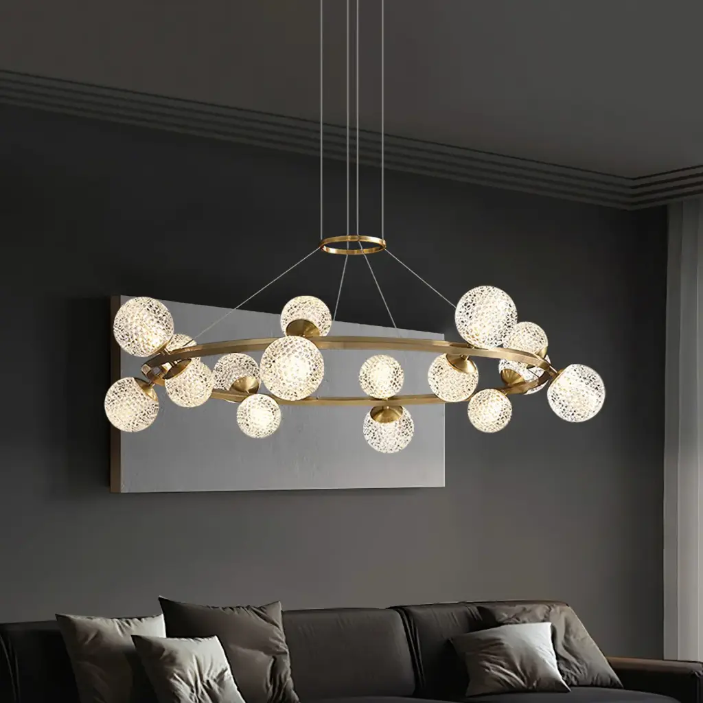 Crystal Koss Ring Chandelier 