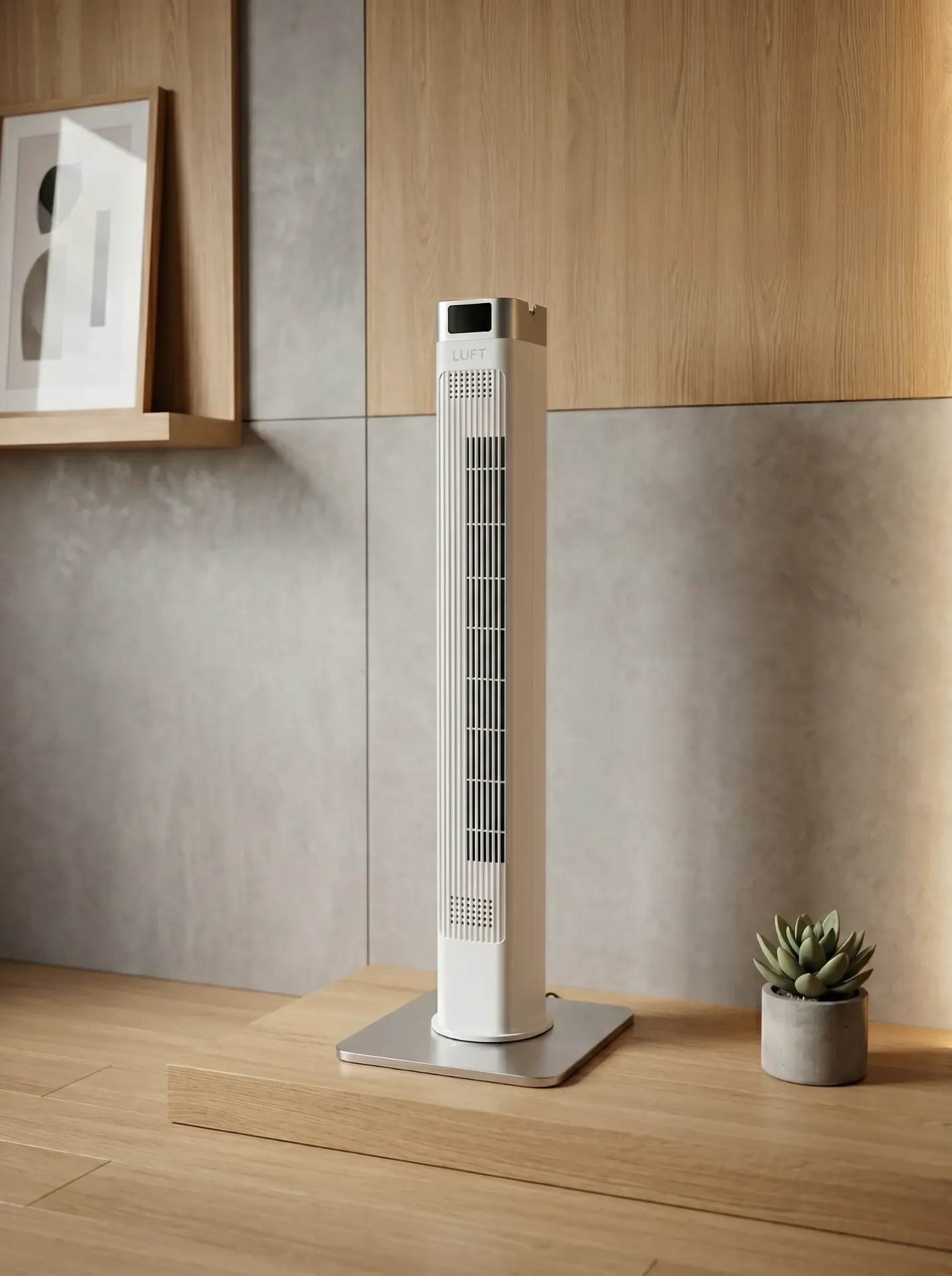Luft Turbo Tower Fan White 46”