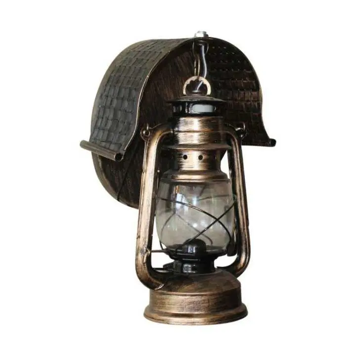 Vintage Lantern Wall Lamp