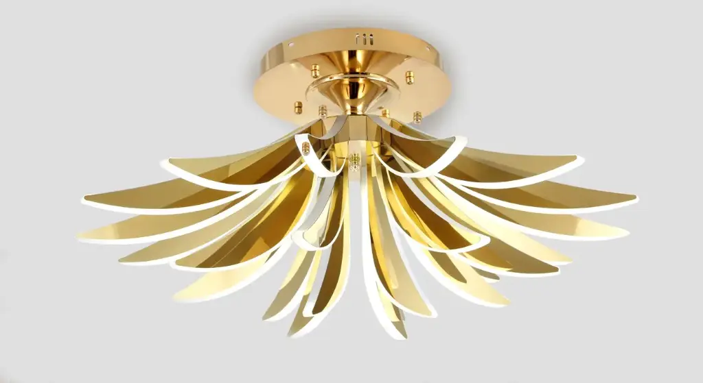 Pine Surface Mounted Chandelier