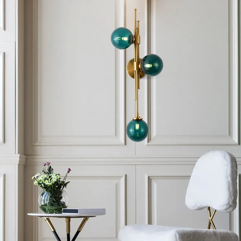Glass Globe Sconce 
