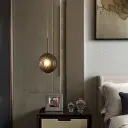 Brushed Brown Pendant 