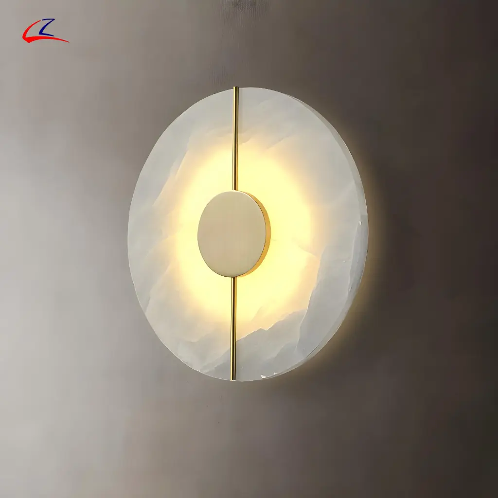 Warm Marble Sconce