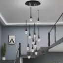 Clarion Double Height Chandelier