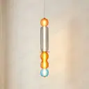 Multicolour Stacked Glass Pendant (MD3600-4AB)