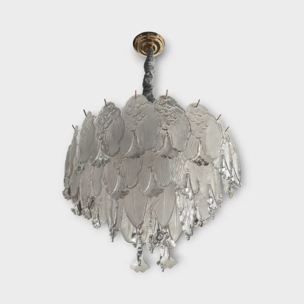 Frol Crystal Leaf Chandelier