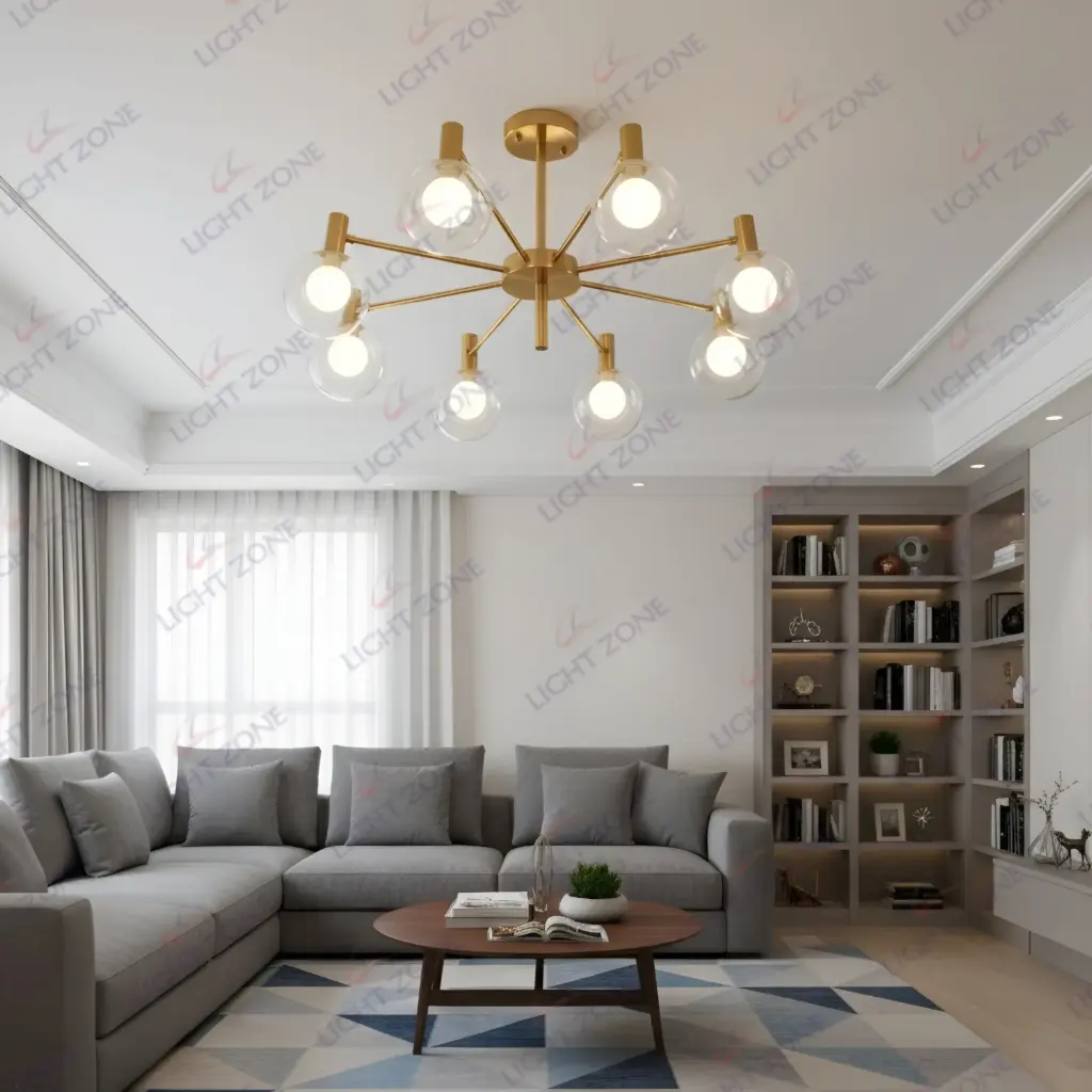 Stellar Beam Chandelier 