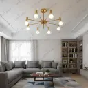 Stellar Beam Chandelier 