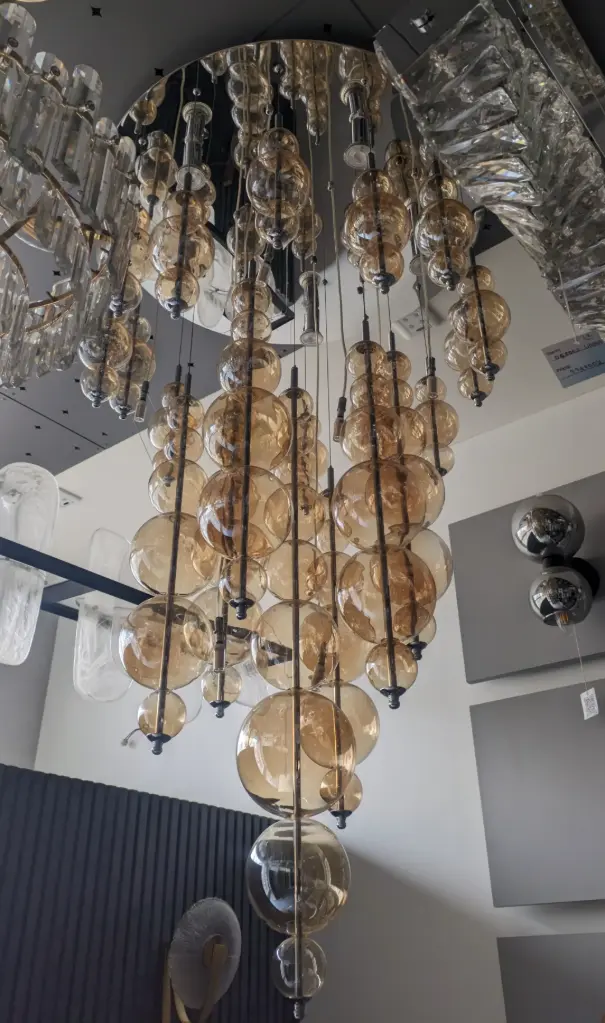 Blow Double Height Chandelier 