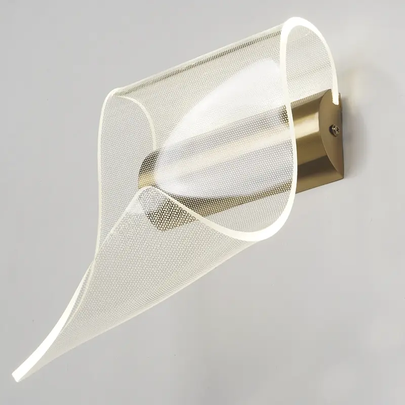 Acrylic Wave Wall Light
