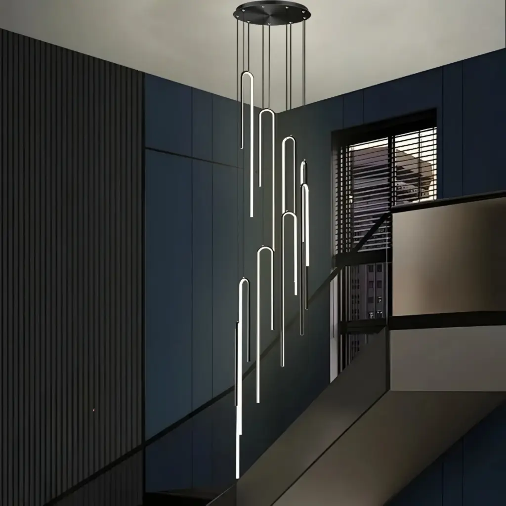 Cascade Arch Double Height Chandelier